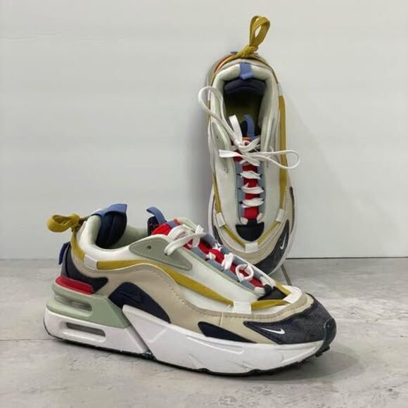 Nike Air Max Furyosa Rattan Womens Size 7 Multicolor Chunky Sneakers CZ4129-201 - Picture 1 of 8